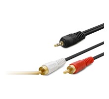 3.5 mm to 2 RCA Kablo 1.5 m - Siyah HDX1024
