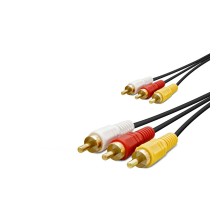 3 RCA Kablo Gold 3M Siyah HDX1051