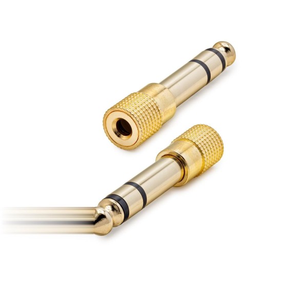 6.5 Mm To 3.5 Mm F Çevirici Enstruman Gitar Gold HDX1264