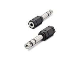 6.5 Mm To 3.5 Mm F Çevirici Enstruman Gitar Siyah HDX1265