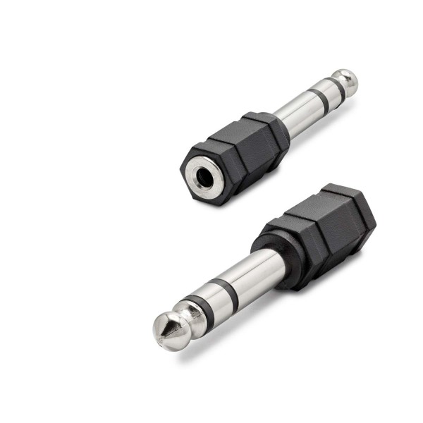6.35 Mm To 3.5 Mm Stereo Jack Adaptör Siyah HDX1265