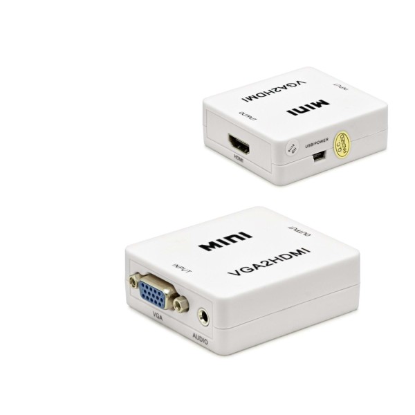 toptan-xml-dropshipping-Vga To Hdmı Ses Çıkışlı Görüntü Dönüştürücü 1080p HDX1283