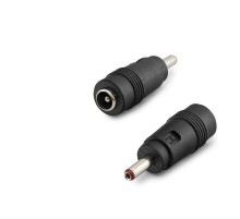 Notebook Adaptör Ucu Çevirici 3.5*1.35 (M) To 5.5*2.5 (F) 10Lu Paket Siyah HDX1314