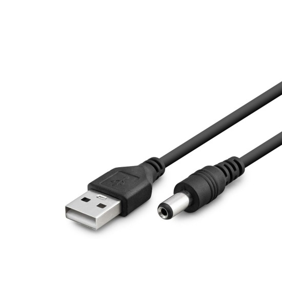 toptan-xml-dropshipping-Tablet Şarj Kablosu Usb To 5.5*2.5 1M Siyah HDX1323