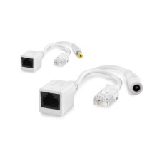 Ip Kamera Poe Set Ethernet Adaptör Güç Kablosu Beyaz HDX1324