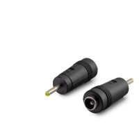 Notebook Adaptör Ucu Çevirici 5.5*2.5 (M) To 2.3*0.7 (F) 10Lu Paket Siyah HDX1338