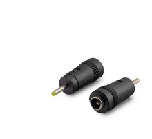 Notebook Adaptör Ucu Çevirici 5.5*2.5 (M) To 2.3*0.7 (F) 10Lu Paket Siyah HDX1338