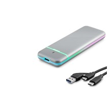 SSD Kutu Type-C 3.1 + Usb3.0 Nvme + Ngff M2 Chıp Rtl9210B Gri HDX1774