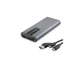 SSD Kutu Type-C 3.1 - Usb3.0 Ngff Alimünyum + Plastik M2 Chıp RTL9201R Rgb Gri HDX1781