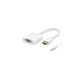 Hdmı To Vga F Çevirici 1080P + Audıo Beyaz HDX2019