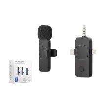 Kablosuz Mikrofon 3.5 Mm + Type-C + Lıghtnıng Siyah HDX2781