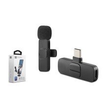 Type-C Kablosuz Mikrofon - Siyah HDX2783