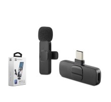 Type-C Kablosuz Mikrofon - Siyah HDX2783