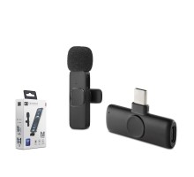 Type-C Kablosuz Mikrofon - Siyah HDX2785