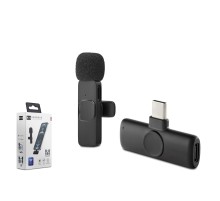 Type-C Kablosuz Mikrofon - Siyah HDX2785
