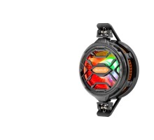 Telefon Buz Soğutucu Fan Mıknatıs Ve Klips Rgb Siyah HDX4382