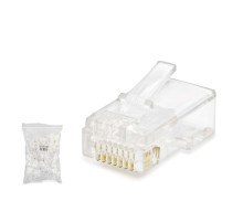 Cat5 Konnektör Rj45 100Lü Paket Şeffaf HDX5007