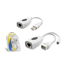 USB RJ45 Kablolu Uzatıcı Seti 60 m - Beyaz HDX5064