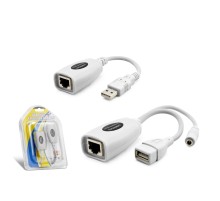 USB RJ45 Kablolu Uzatıcı Seti 60 m - Beyaz HDX5064