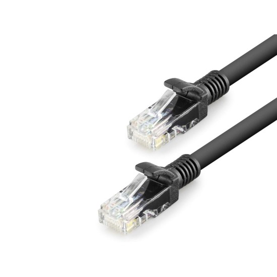 toptan-xml-dropshipping-CAT6 Ethernet Patch Kablosu 1 Gbps 250 Mhz 20 M - Siyah HDX5075
