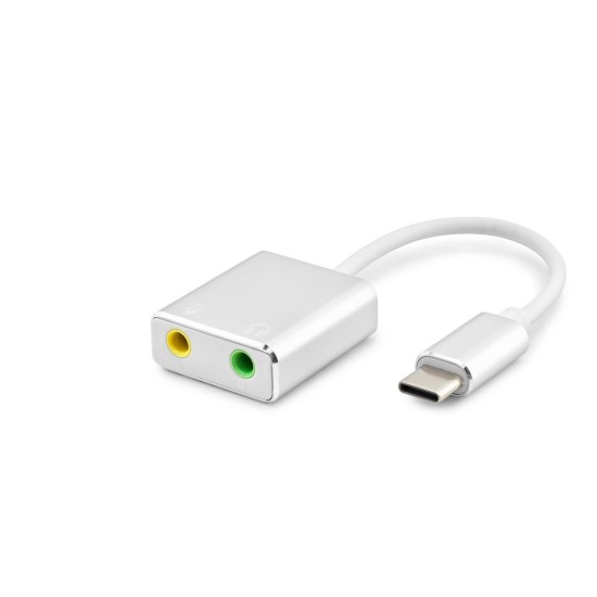 toptan-xml-dropshipping-Ses Kartı Type-C 7.1 Beyaz HDX5256