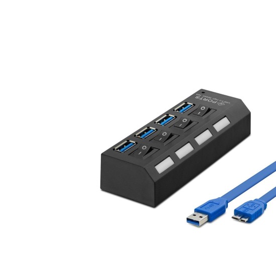 toptan-xml-dropshipping-4 IN 1 USB 3.0 Hub 50 CM HDX7023