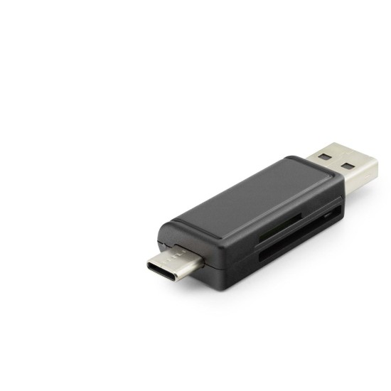 Card Reader Usb + Type-C Mıcro Sd Siyah HDX7026