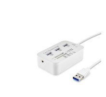 Usb3.0 Hub Combo 3*Usb3.0 + Ms + Sd + M2 + Tf 20Cm Beyaz HDX7028