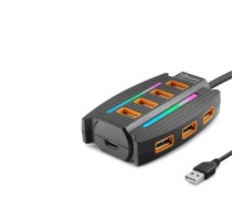 Usb Hub 10*Usb 1.2M Siyah HDX7036