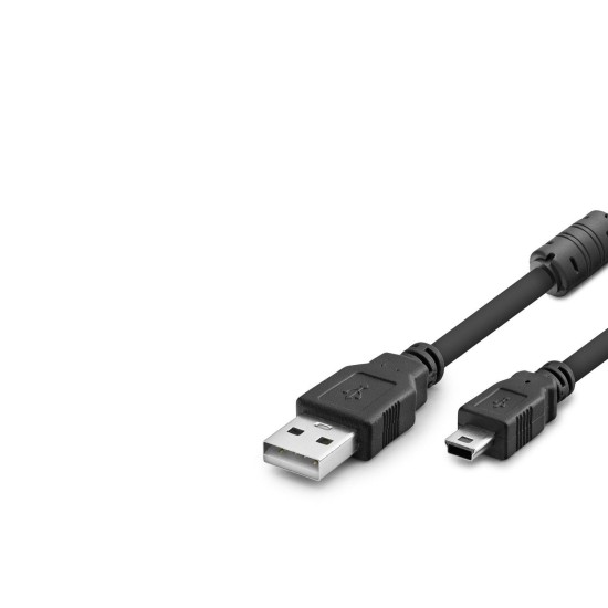 toptan-xml-dropshipping-Usb Mını V3/5Pın To Usb Kablo 5M Siyah HDX7520