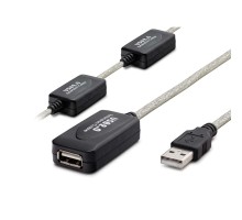 USB Uzatma Kablosu 15 m - Silver Siyah HDX7537