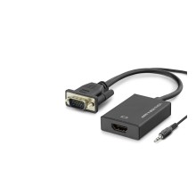 Vga To Hdmı F Çevirici + Audıo 1080P Siyah HDX7794