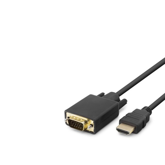 toptan-xml-dropshipping-Hdmı To Vga Kablo Pvc 120Hz 1080P 1.8M Siyah HDX7795