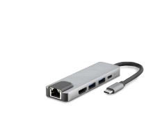 Type-C Hdtv Combo Hdmı 4K 30Hz + Type-C + 2*Usb3.0 + Lan 5In1 Gri HDX7831