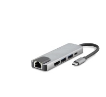 Type-C Hdtv Combo Hdmı 4K 30Hz + Type-C + 2*Usb3.0 + Lan 5In1 Gri HDX7831