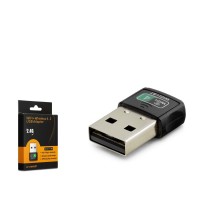 Bluetooth Dongle Pc Usb + Wıreless Adaptör 2.4G Siyah LV-UW06BT