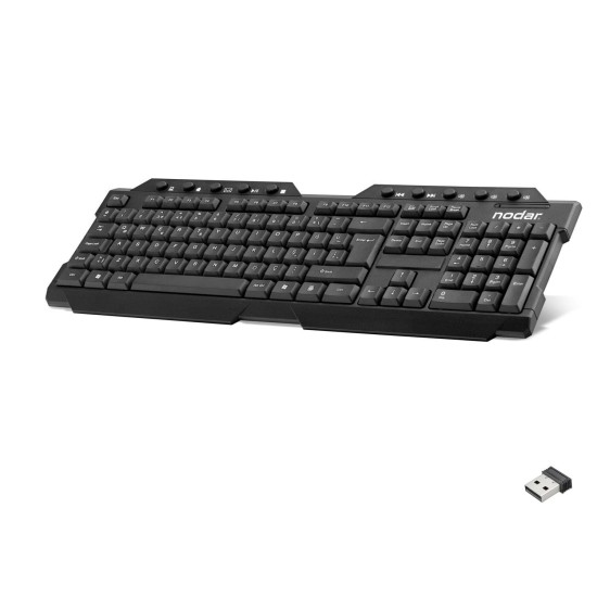 toptan-xml-dropshipping-Wıreless Multımedıa Klavye Q Siyah ND864