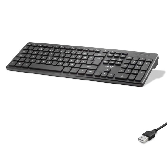 toptan-xml-dropshipping-Kablolu Klavye Q 1.8M Siyah OAK920KS