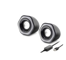 Bilgisayar Hoparlörü 1+1 Usb + 3.5 Mm + Ses Kontrol Siyah SPA2209