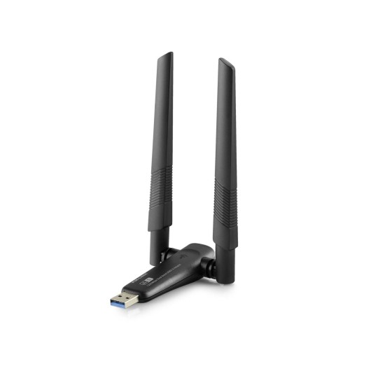 toptan-xml-dropshipping-Usb Wıfı Adaptor Ac1200 2.4Ghz&5Ghz Rtl8812Bu Wifi5 Siyah UAC20