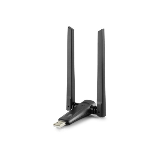 toptan-xml-dropshipping-Usb Wıfı Adaptor Ac600 2.4Ghz&5Ghz Rtl8811Cu Wifi5 Siyah UAC21D