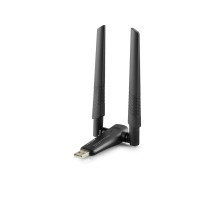 Usb Wıfı Adaptor 2.4Ghz&5Ghz Aıc8800D Ax1800 Wifi6 Siyah UAX04