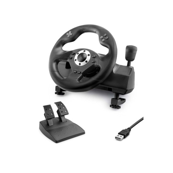 toptan-xml-dropshipping-Oyuncu Direksiyon Seti 270° 7In1 Ps4/Ps3/Ps2/Pc/Xbox/Nıntendo/Androıd Siyah VW9828