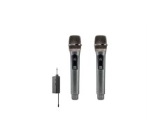 Kablosuz Çift Mikrofon 6.5 Mm Siyah W1