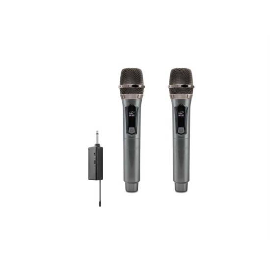 toptan-xml-dropshipping-Kablosuz Çift Mikrofon 6.5 Mm Siyah W1