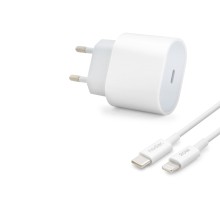 Type-C Lightning Hızlı Şarj Seti 20W Pd - Beyaz ND1002