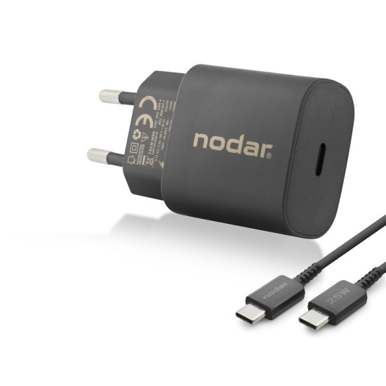 toptan-xml-dropshipping-Type-C Pd Hızlı Şarj Seti 25W - Siyah ND1003