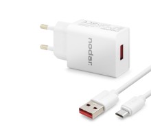 Micro Usb Hızlı Şarj Seti 12W 2.4A Usb Adaptörlü - Beyaz ND1004