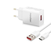 Type-C Hızlı Şarj Seti 12W 2.4A Usb Adaptörlü - Beyaz ND1005