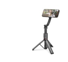 Telefon Tripodu Ve Selfie Çubuğu Seti Manyetik Bluetooth Kumandalı 105 Cm - Siyah ND1048